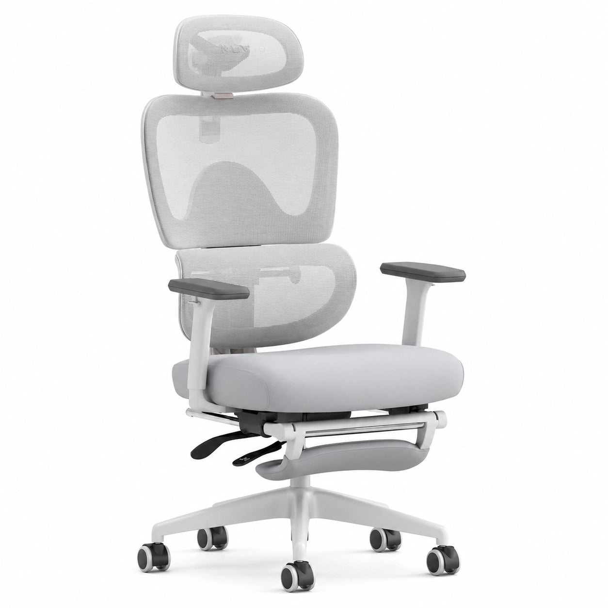 Bureau, réglable, coloris gris et vert, pour l’espace de travail