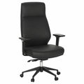 Fauteuil, pivotant, en similicuir, coloris noir, pour le salon ou la chambre
