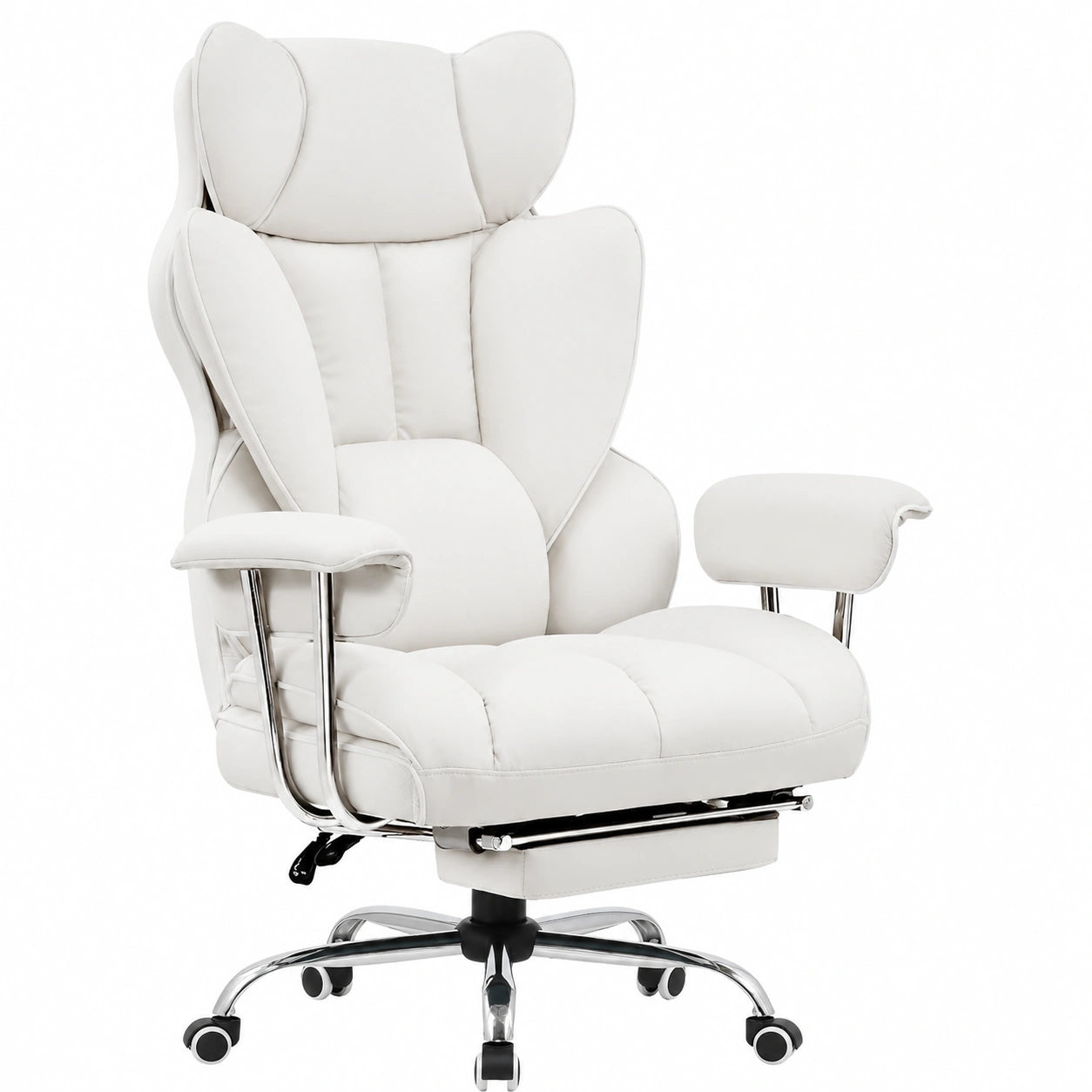 Bureau, pivotant, réglable, coloris blanc, pour l’espace de travail
